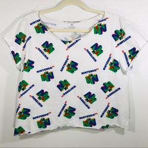Nintendo 64 Cropped Shirt Medium